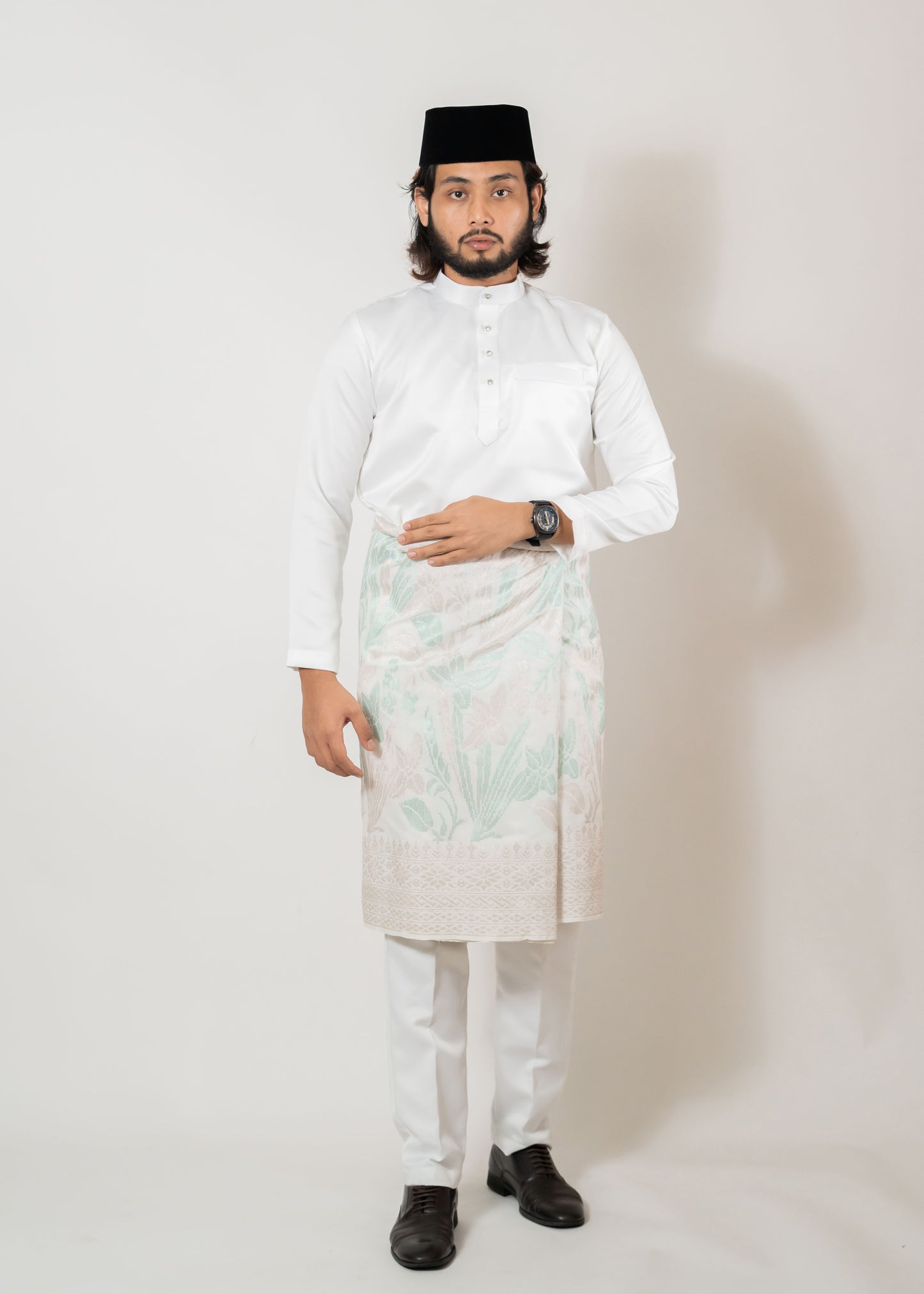 Baju Melayu Off-White Nikah
