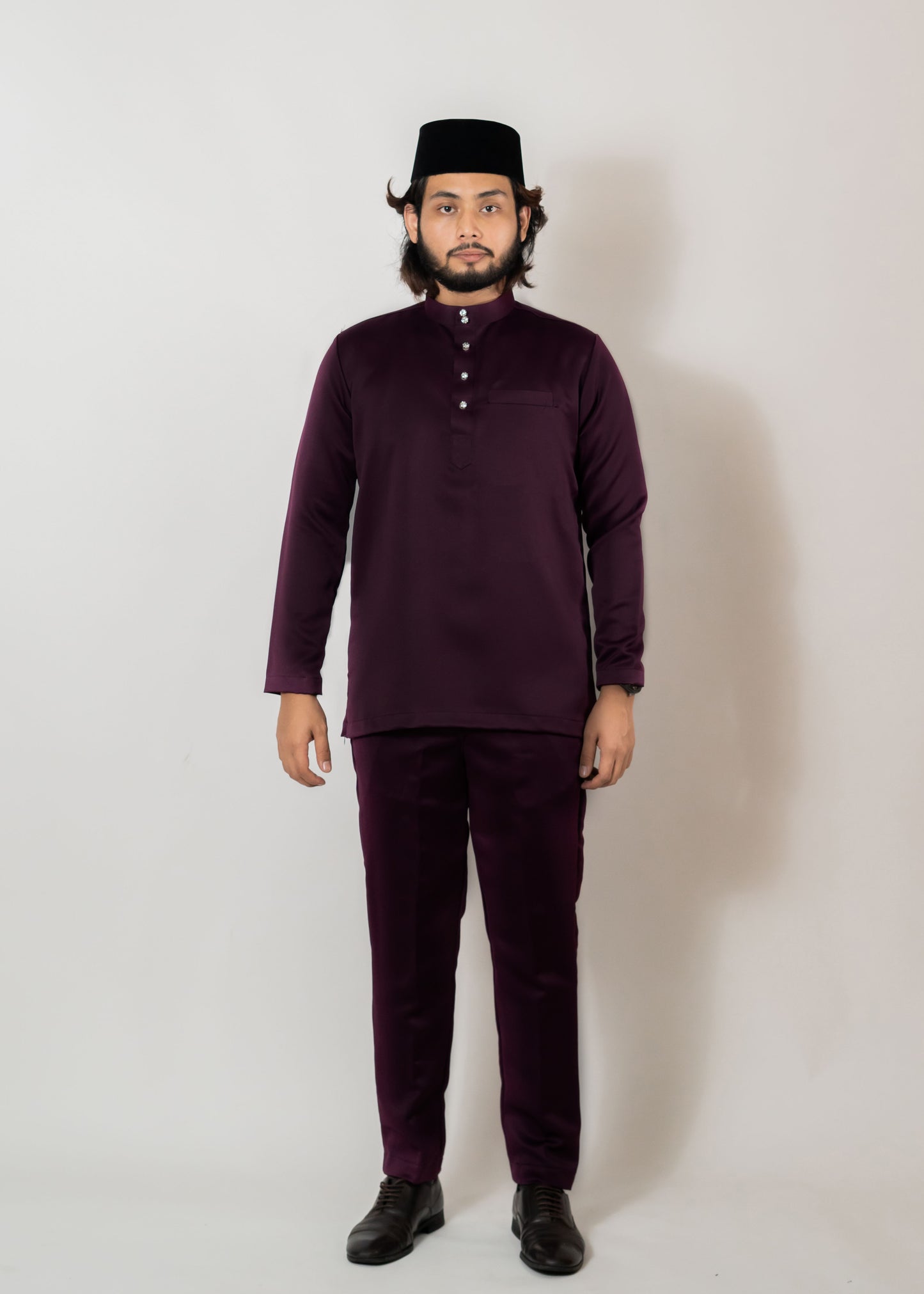 Baju Melayu Duchess Violet Clearance Sale