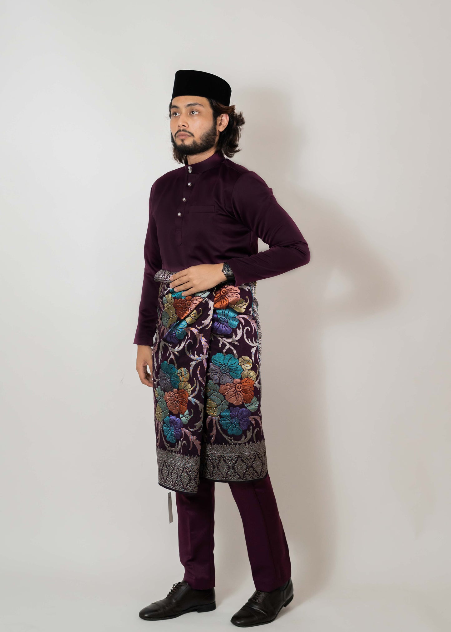 Baju Melayu Duchess Violet Clearance Sale
