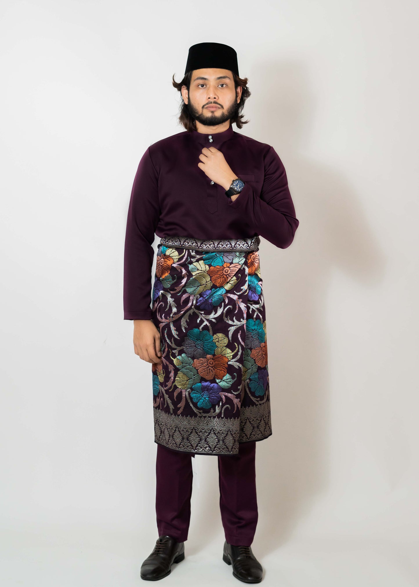 Baju Melayu Duchess Violet Clearance Sale