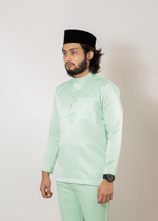 Baju Melayu Duchess Mint Green Clearance Sale