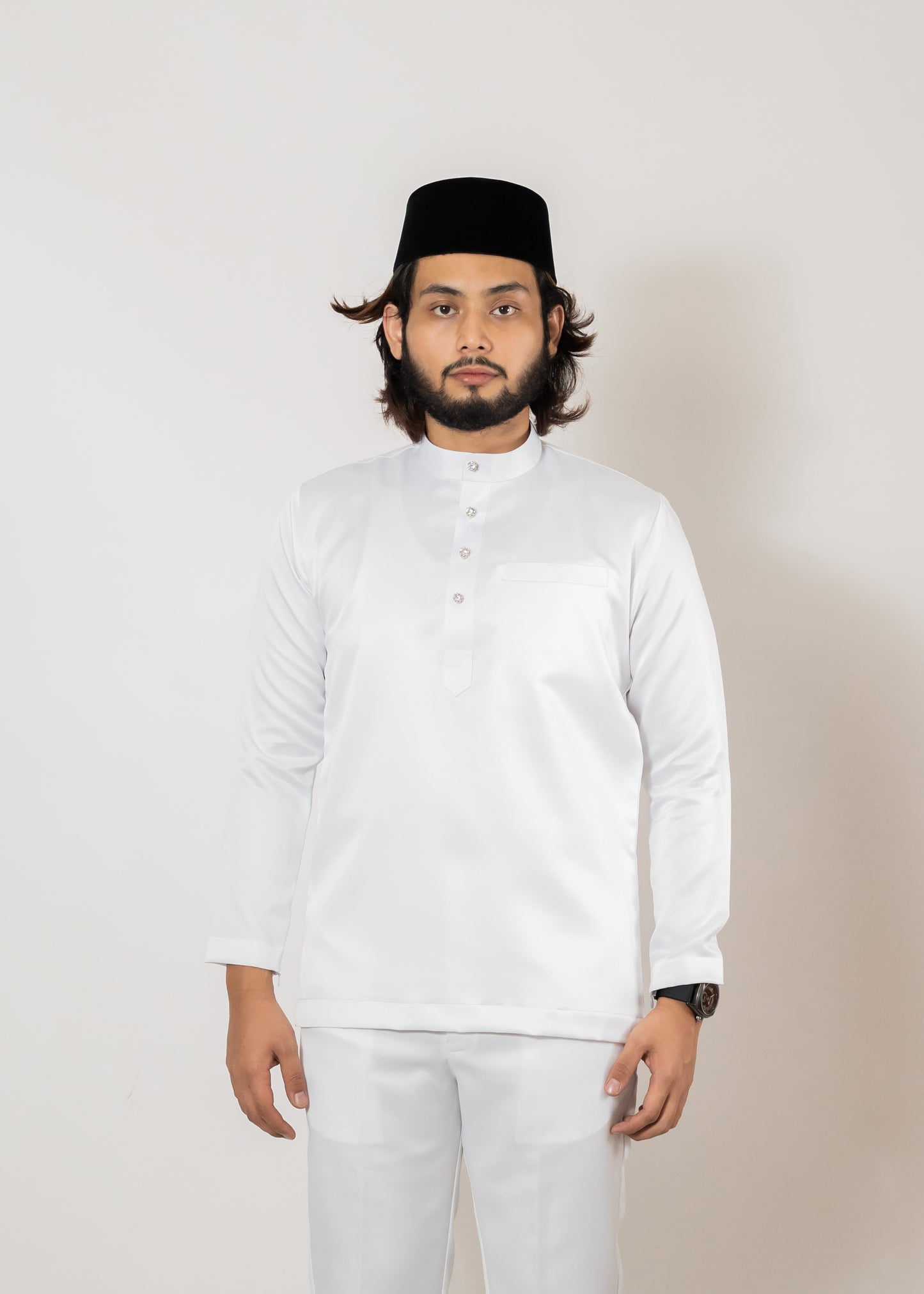 Baju Melayu Off-White Nikah