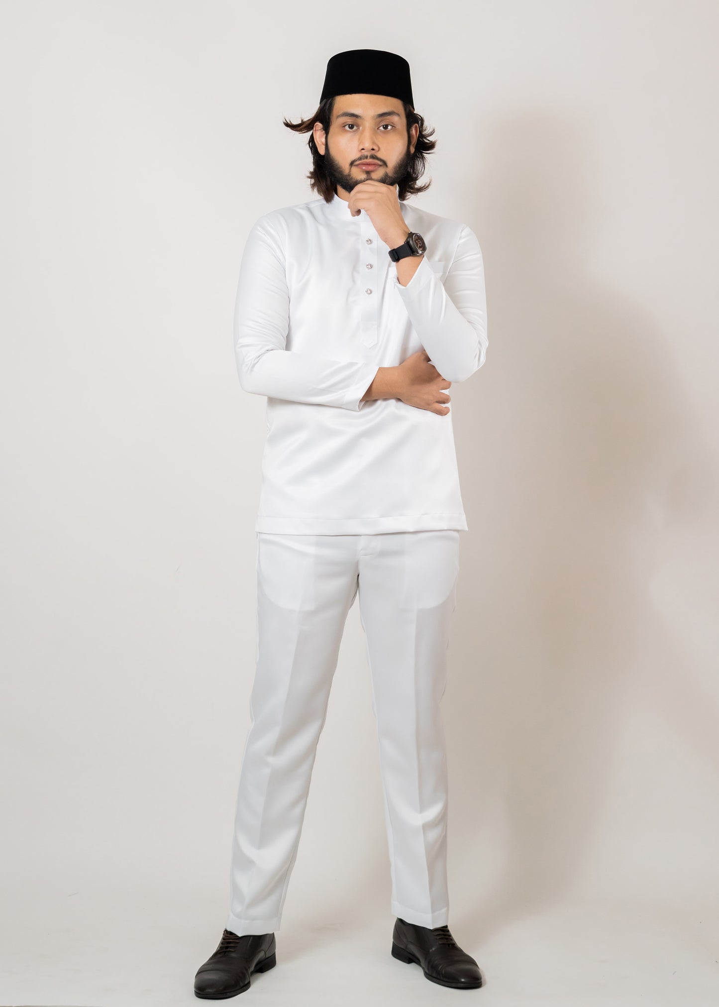 Baju Melayu Off-White Nikah