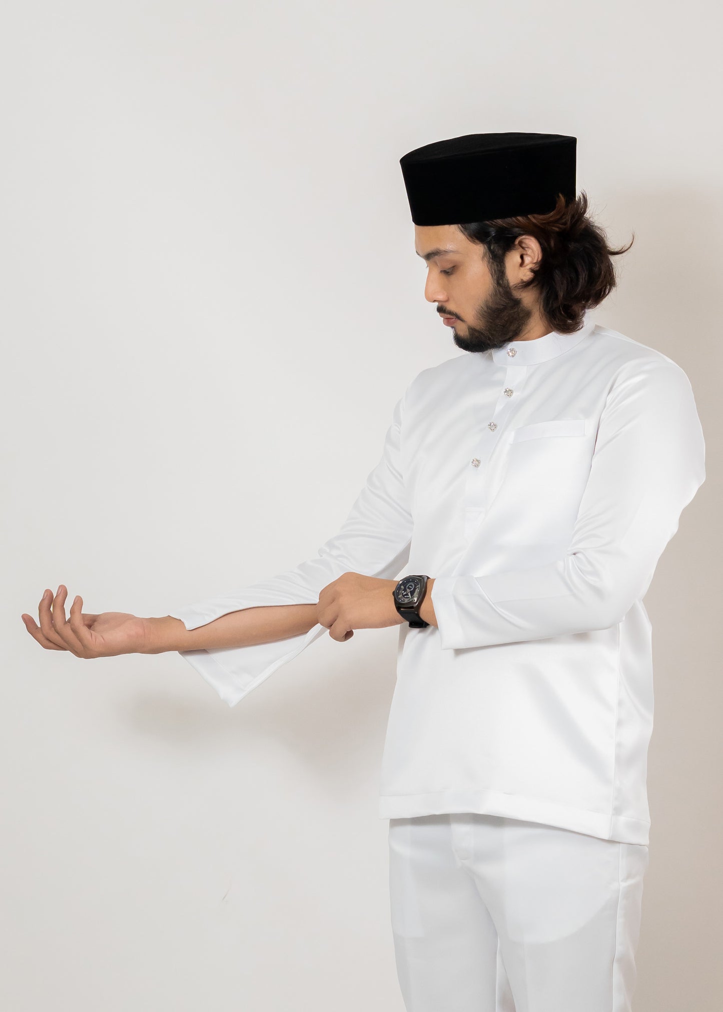 Baju Melayu Off-White Nikah