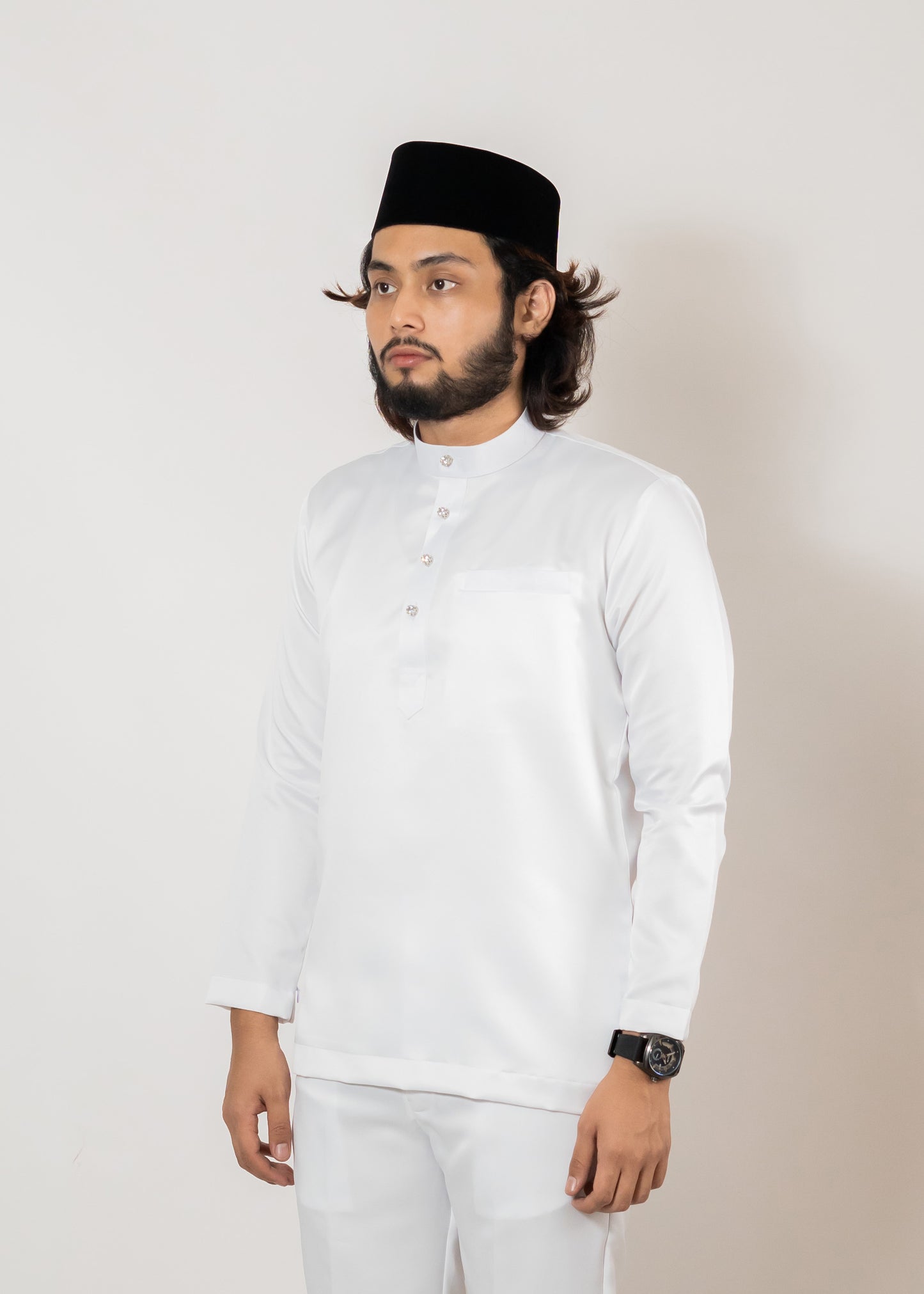 Baju Melayu Off-White Nikah