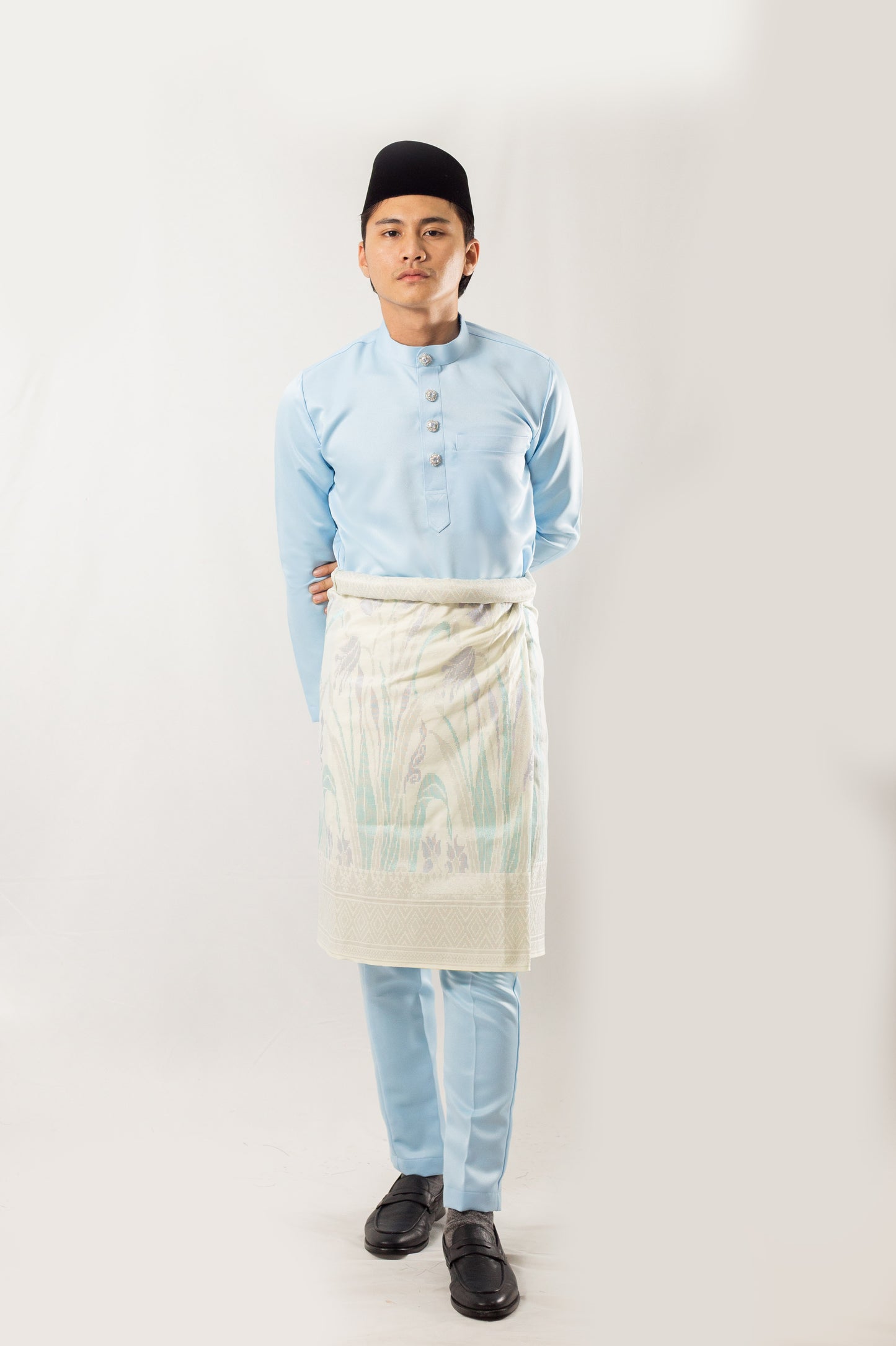 Baju Melayu Baby Blue Clearance Sale