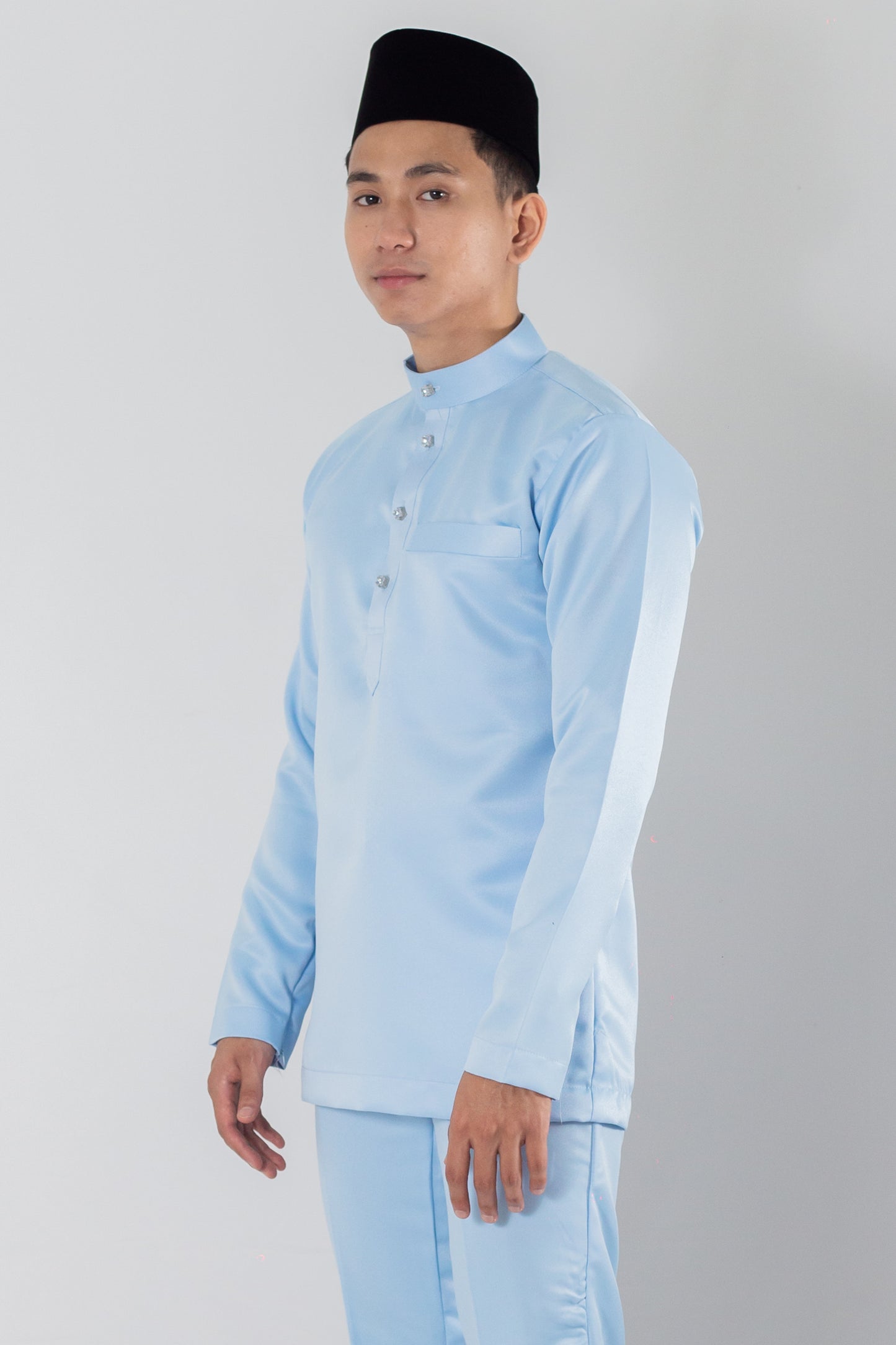 Baju Melayu Baby Blue Defect