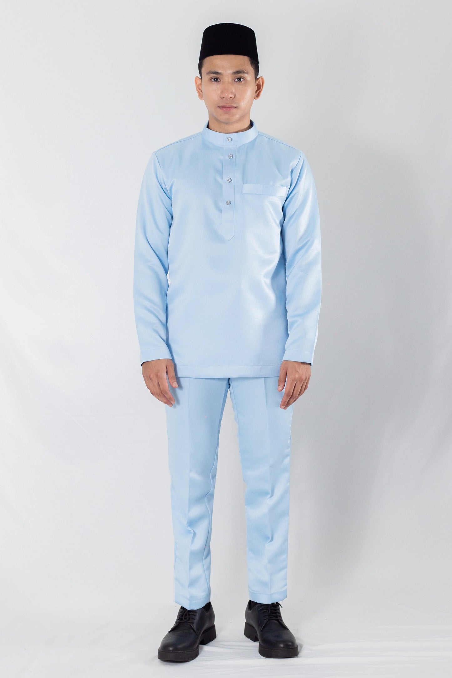 Baju Melayu Baby Blue Defect