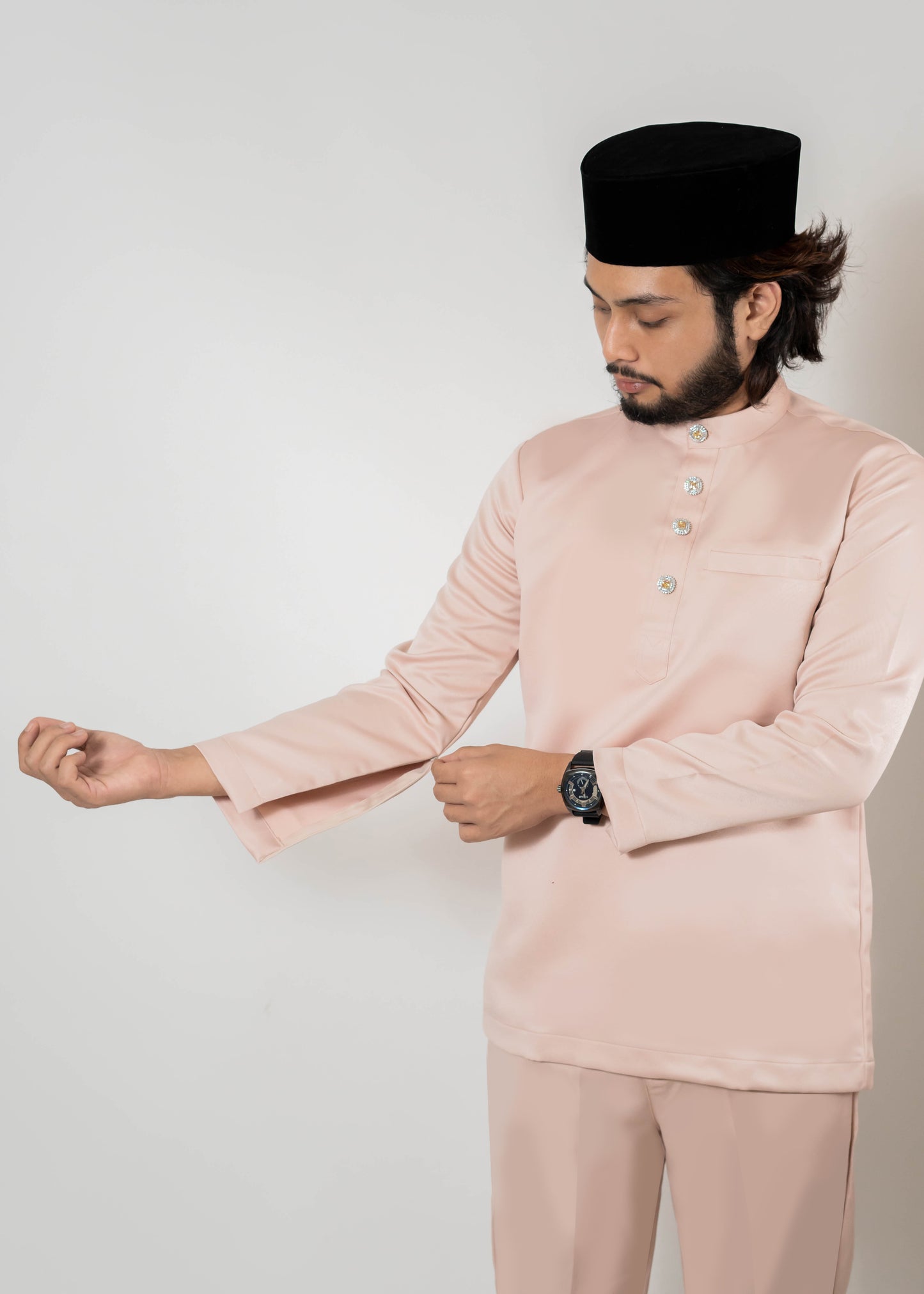 Baju Melayu Duchess Nude Clearance Sale