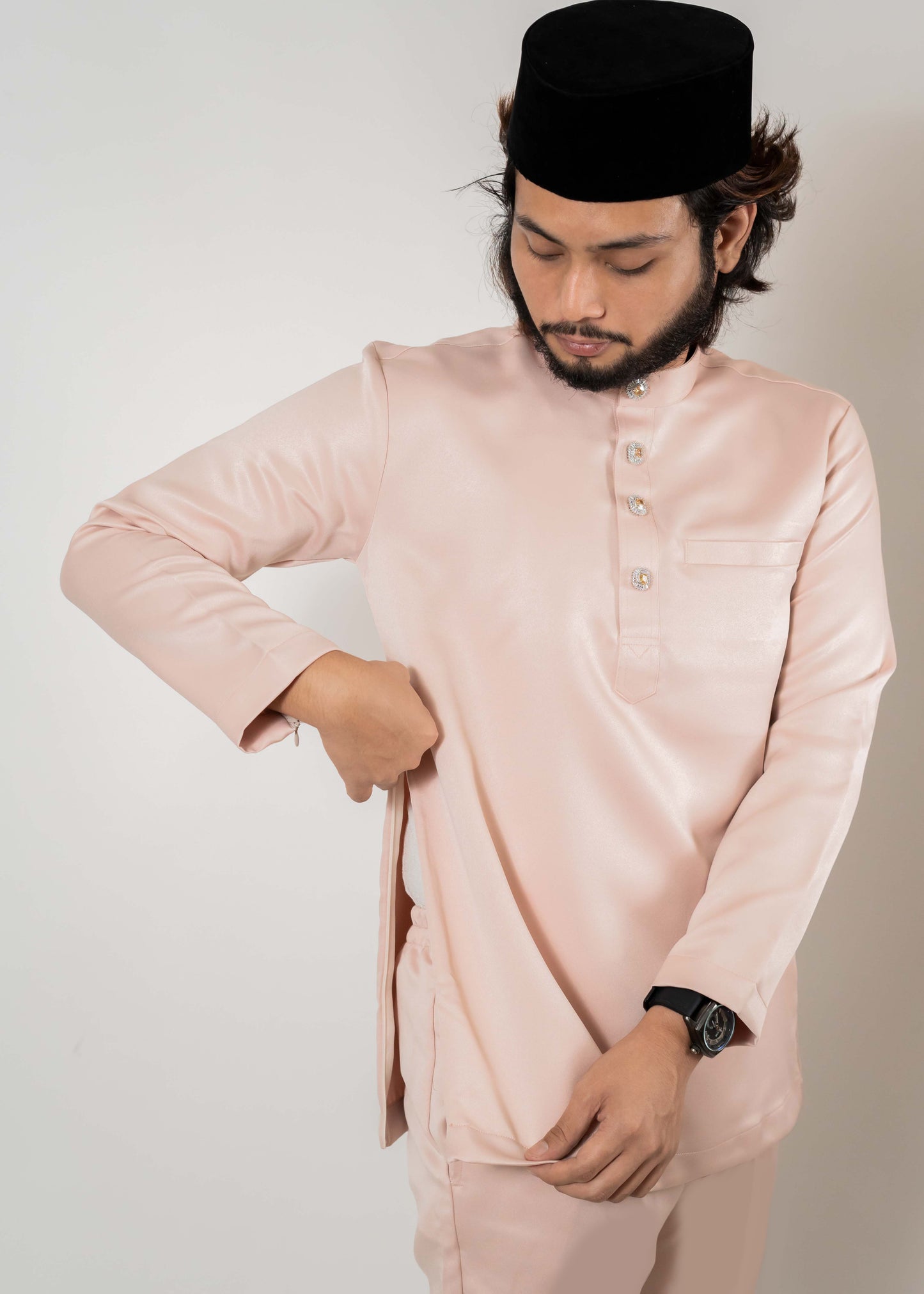 Baju Melayu Duchess Nude Clearance Sale