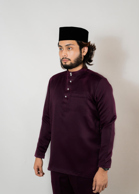 Baju Melayu Duchess Violet Clearance Sale