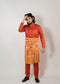 Baju Melayu Duchess Orange Brick Clearance Sale