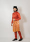 Baju Melayu Duchess Orange Brick Clearance Sale