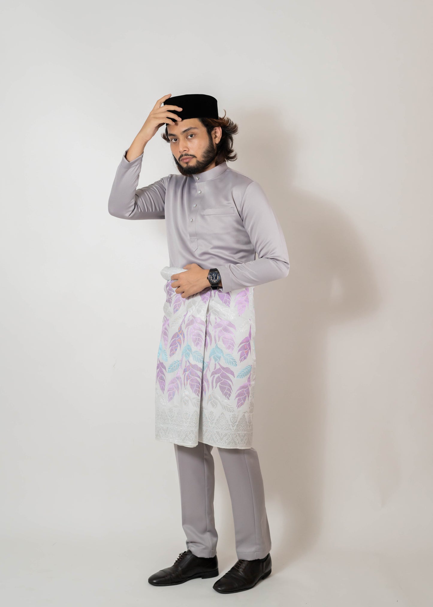 Baju Melayu Duchess Grey Clearance Sale