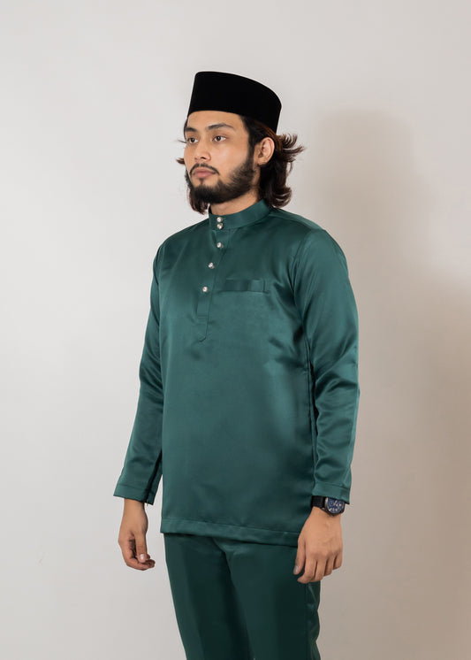 Baju Melayu Duchess Emerald Green Clearance Sale