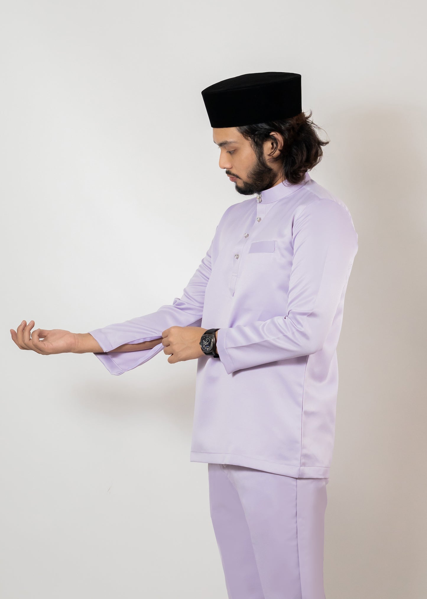 Baju Melayu Lilac Clearance Sale