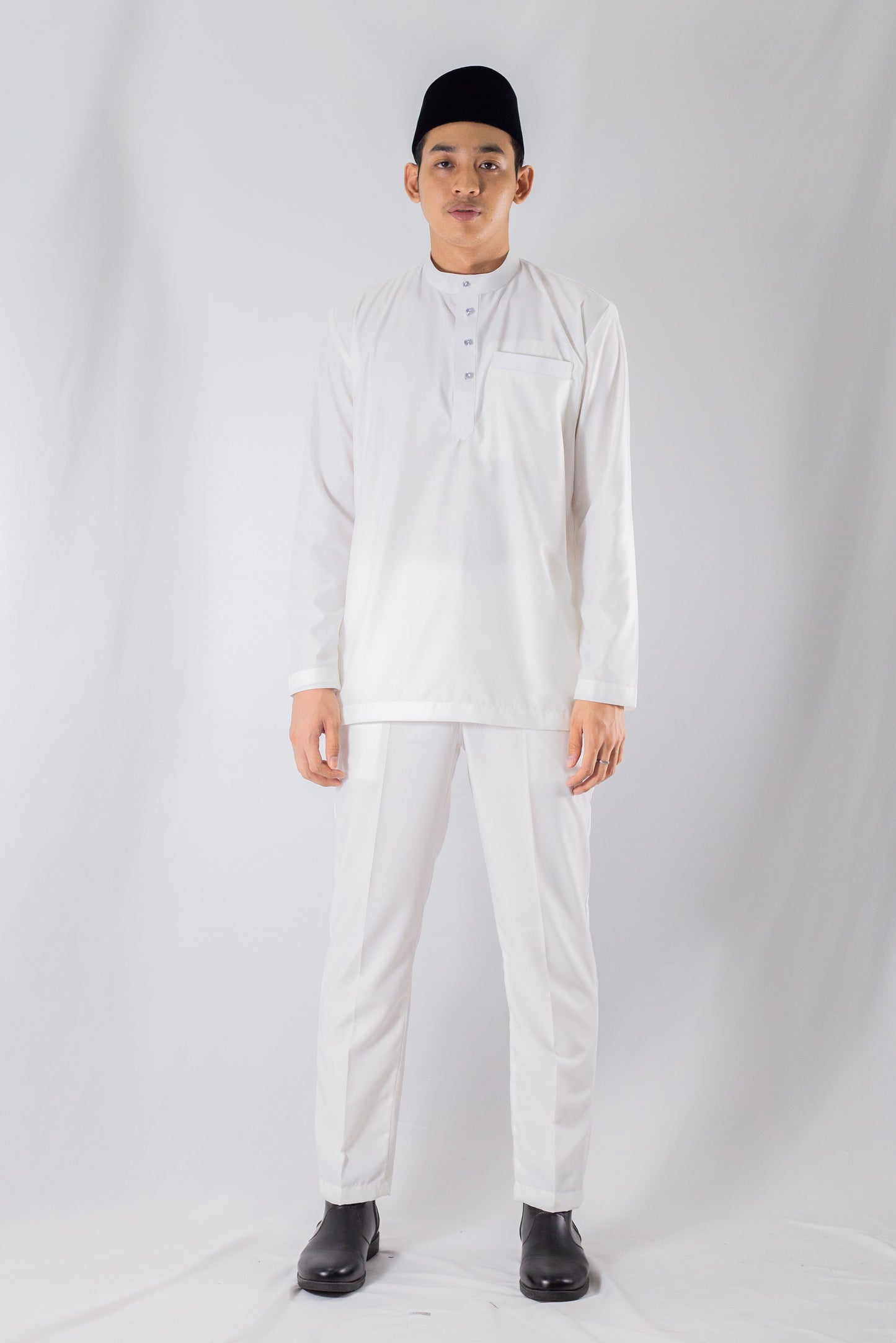 Baju Melayu Off-White Cotton Clearance