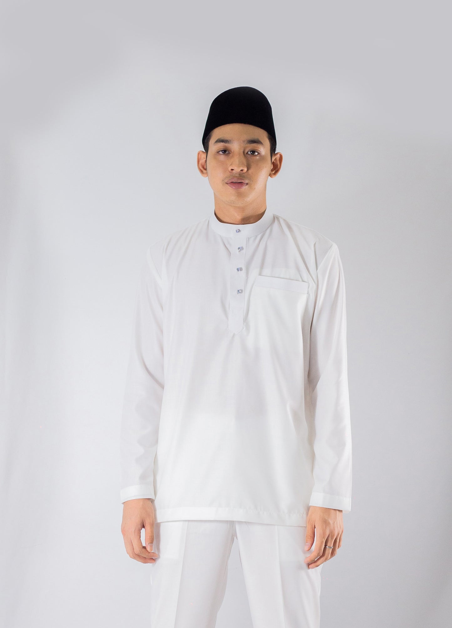 Baju Melayu Off-White Cotton Clearance Sale