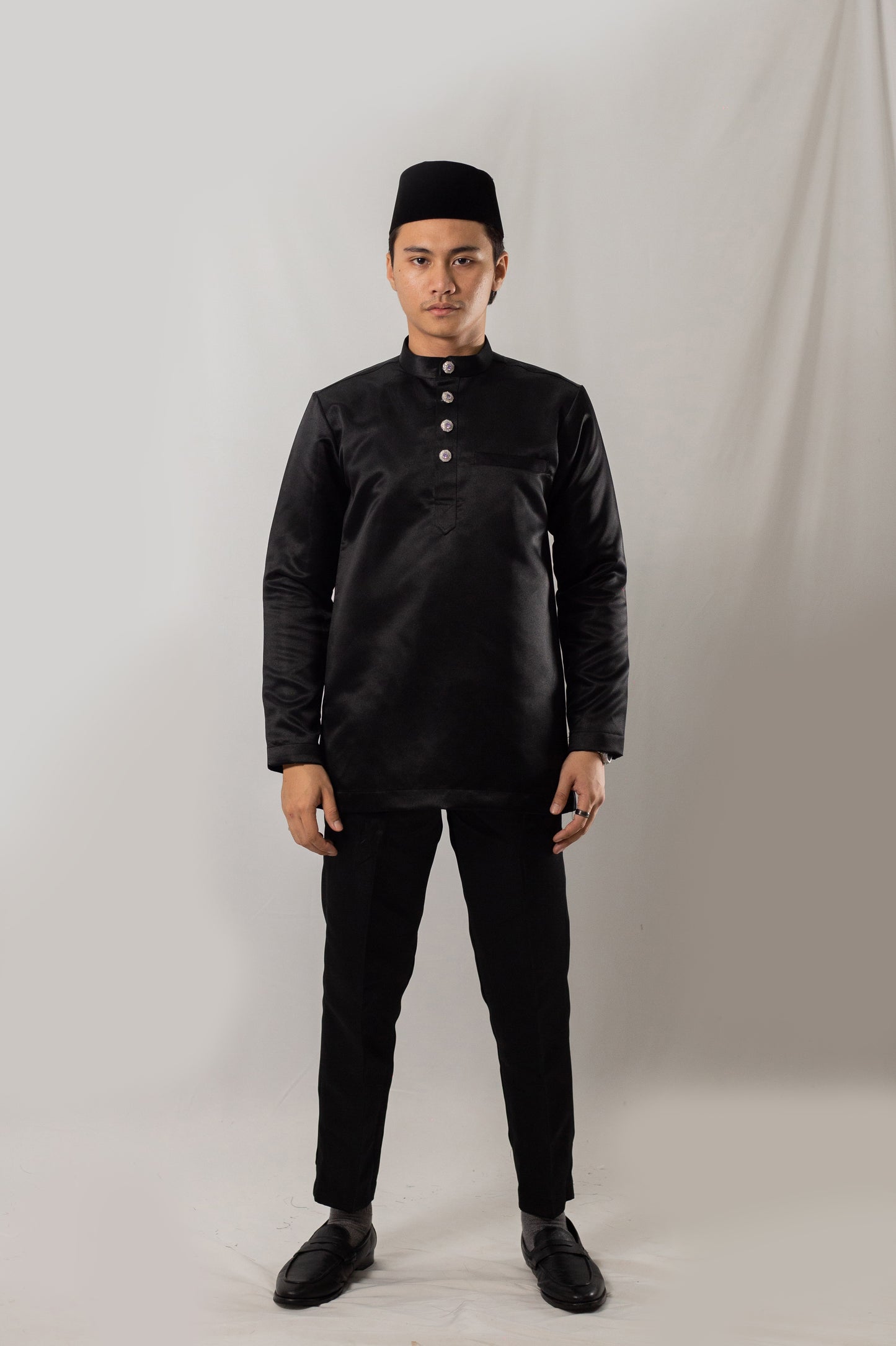 Baju Melayu Black Zafer