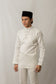 Baju Melayu Off White Greyish Clearance