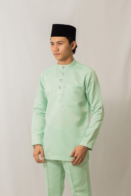 Baju Melayu Mint Green Zafer