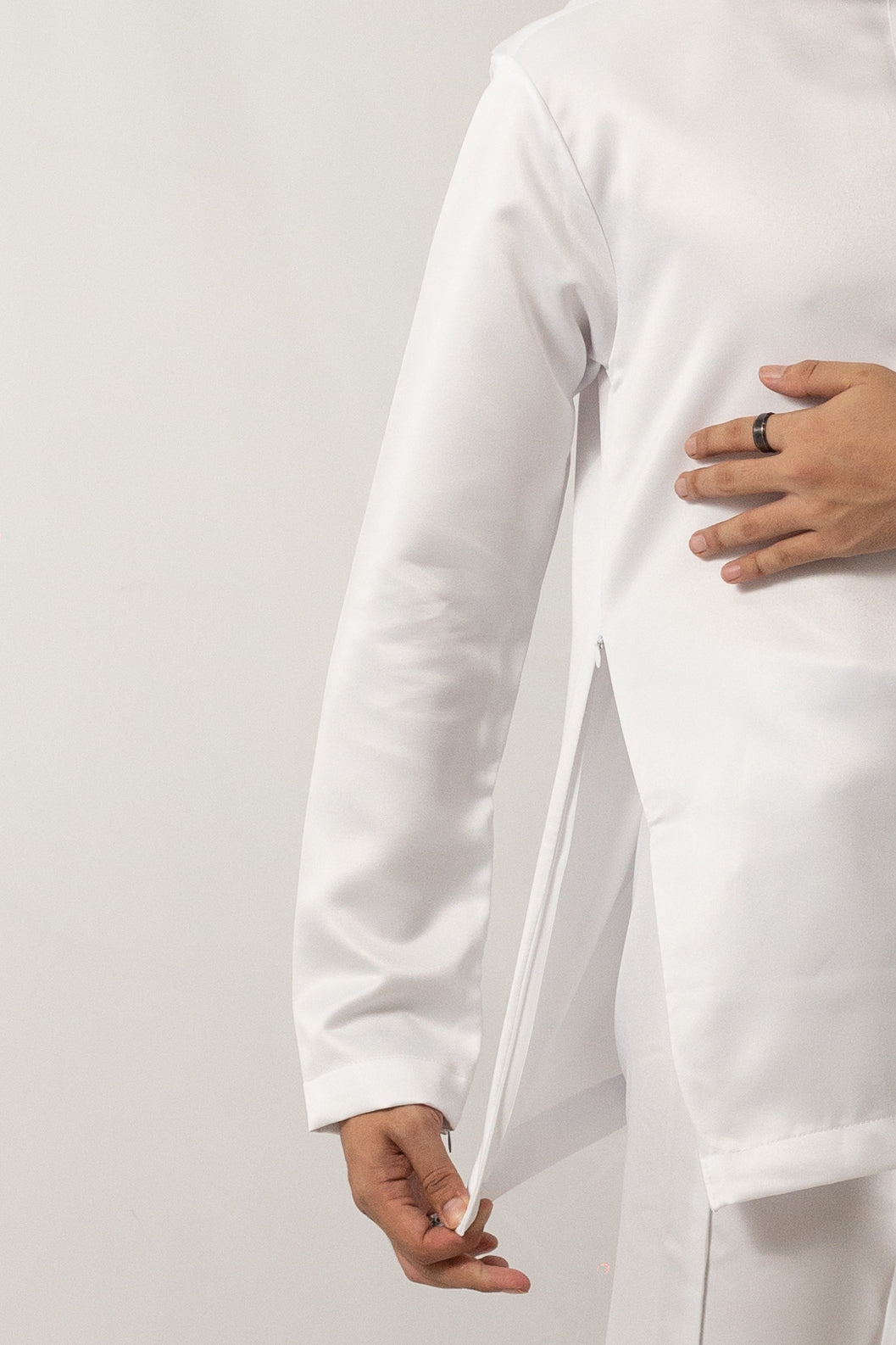 Baju Melayu Pure White Clearance – SampinKL
