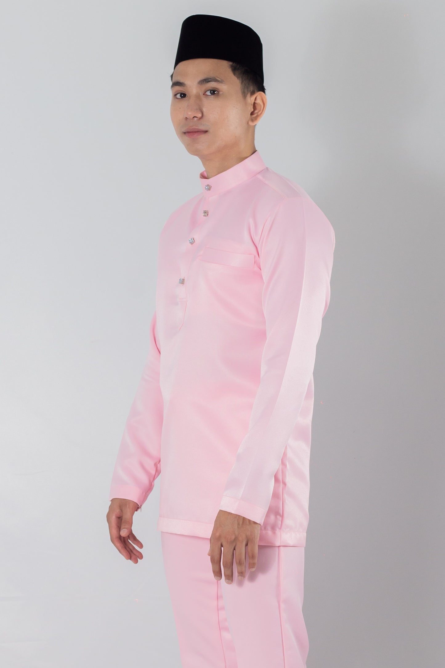 Baju Melayu Soft Pink